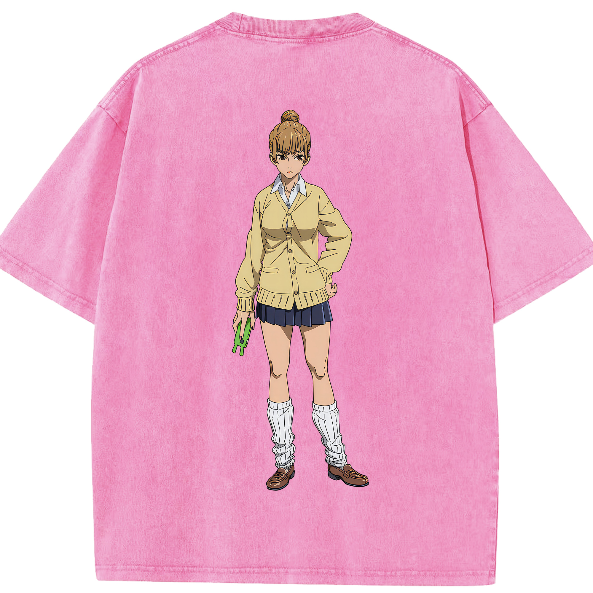 （画像用） 呪術廻戦 Jujutsu Kaisen 綿100% ヴィンテージ風 半袖Tシャツ（背面プリント）